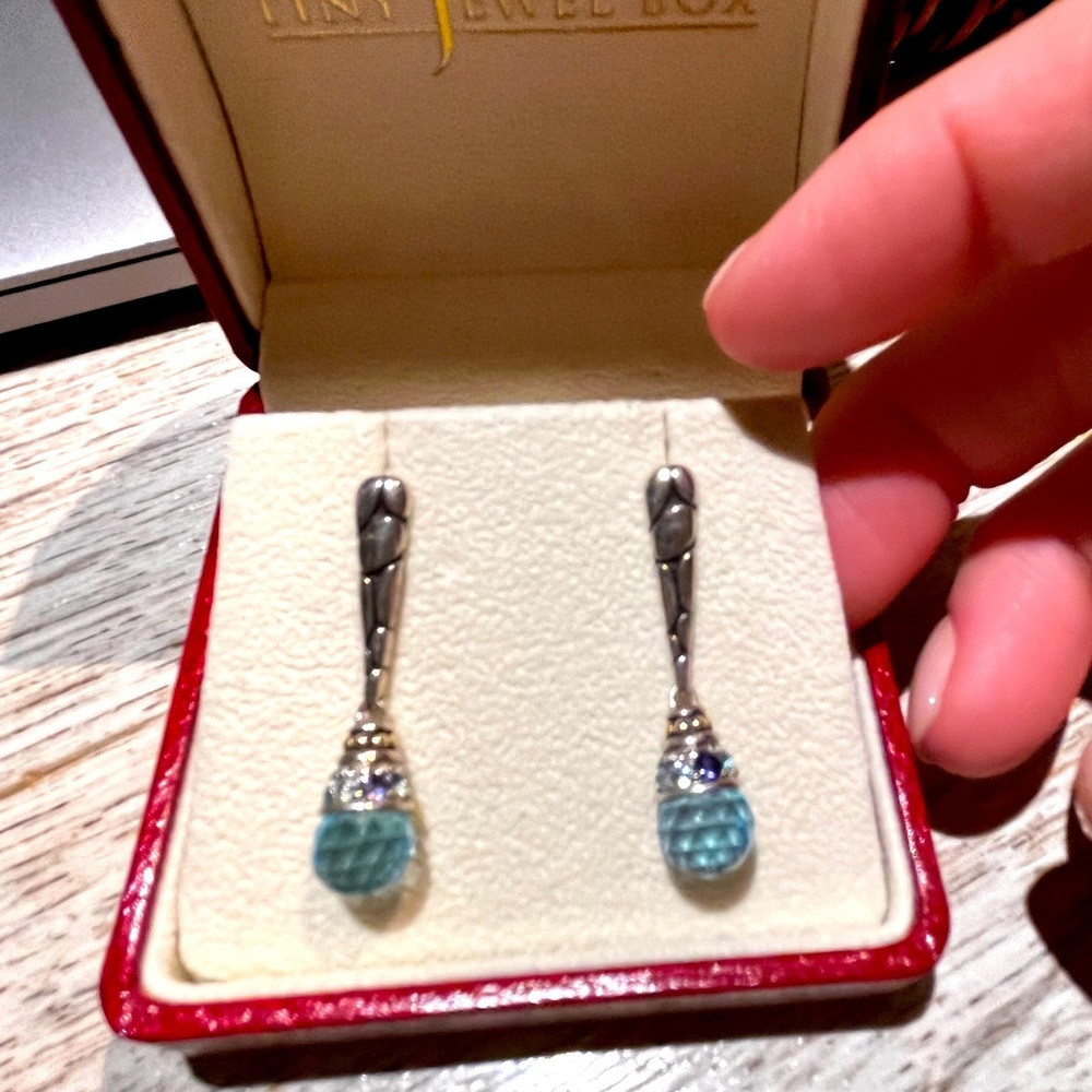 Tiny Jewel Box earrings